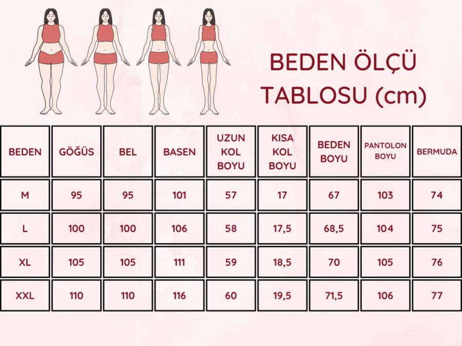 Bordo Süper Soft Kadife Kadın Pijama Takımı 2743UK - 2