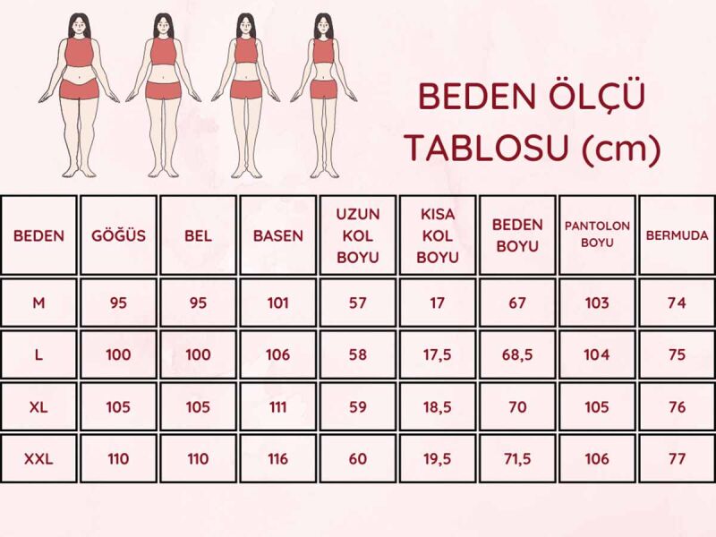 Çiçek Desenli Penye Bayan Pijama Takımı 2766KY - 5